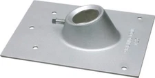 Arlington 723-1 Aluminum Roof Flashing with Set Screw, Fits 1-1/4-Inch Pipes, 1-