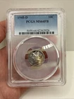 1945-d Mercury Dime Ms64-fb (toned)