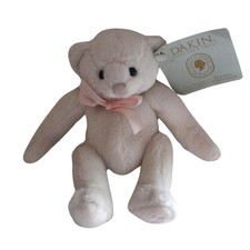 Dakin Beads for a Cause Teddy Bear Susan G Komen Pink Ribbon Plush w Tag