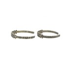 Fred Harvey Era Sterling Turquoise Snake Eye Cuffs & Rings Lot of 6 #S5621-5 — photo 5