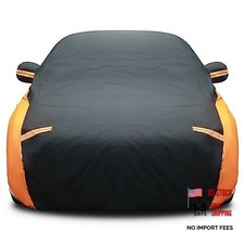 Full Car Cover Waterproof All Weather for Automobiles Windproof Cover Rain UV