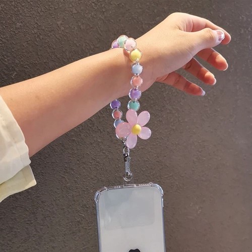 Wrist Strap Mobile Phone Case Pendant Macaron Color Car Keychain - Photo 5 sur 14
