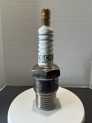 Bosch Spark Plug Decanter Friedel Germany, With Defects, No Box, Pre-Owned