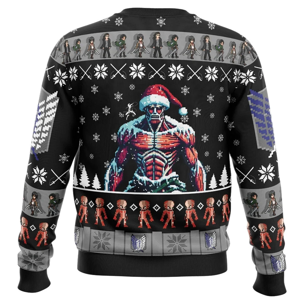 Merry Colossal Christmas AO Titan Ugly Christmas Sweater