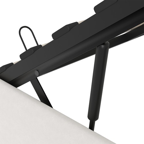 POLSTERBETT 160×200cm Bettgestell Doppelbett mit USB/LED Bettrahmen Stauraum - Bild 31 von 41