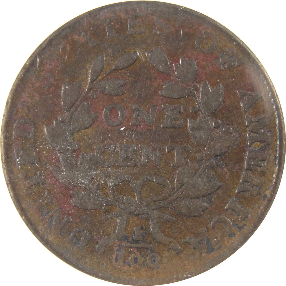 1800 S-193 Draped Bust Large Cent VF 20 Details ANACS Penny SKU:I9432 - Image 4 of 4