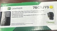 LEXMARK 78C1UY0 Toner Yellow CS521 CS622 CX62...