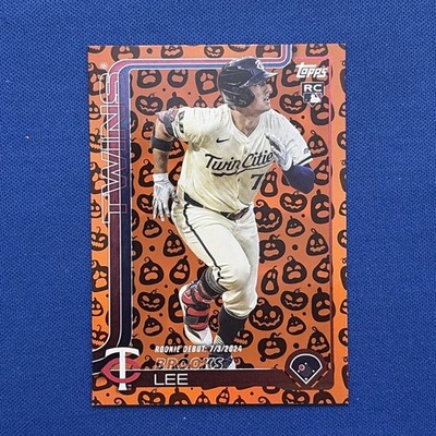 Brooks Lee Holiday Jack O'Lantern Rookie Debut 2025 Topps Update Series US243