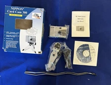 Nippon Card Cam300 Digital Camera USB Strap Camcorder Webcam Hand Held.  New
