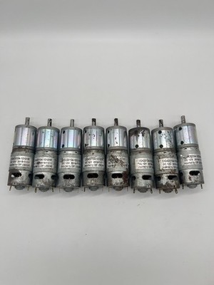 Lot of 8 CIG420104-10101R 12V DC Gear Motors Tested Working