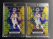 2022-23 Panini Mosaic - Jose Alvarado #185 Reactive Yellow Mosaic Prizm