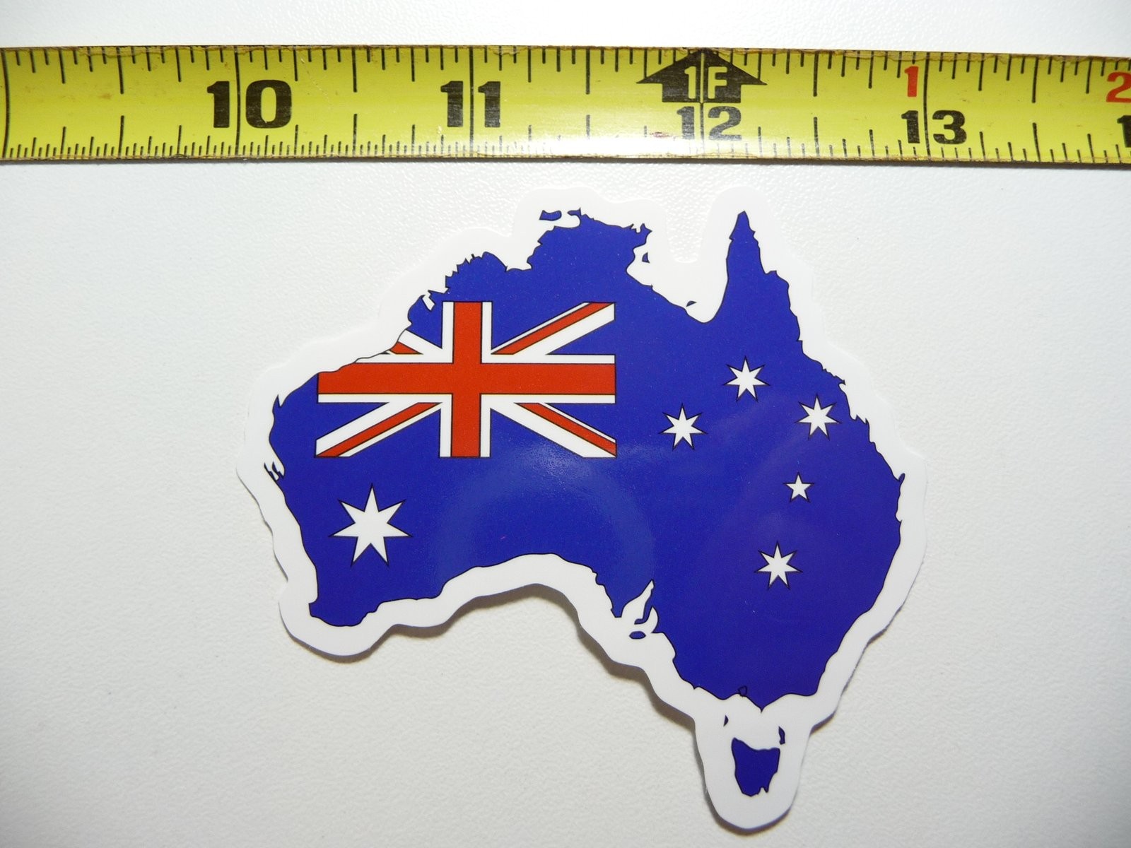 Australia Map Flag Outline Sticker for Laptop Decal
