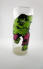 Vintage Original 1978 The Incredible Hulk Glass  Marvel Comics Group