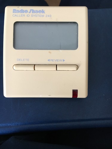 Radio Shack 99-Number Memory Caller ID 43-962A System 240