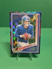 2025 Donruss Blue The Rookies Jaxson Dart RC #2