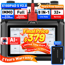 XTOOL X100 PADS V2.0 Auto Key IMMO Programmer...