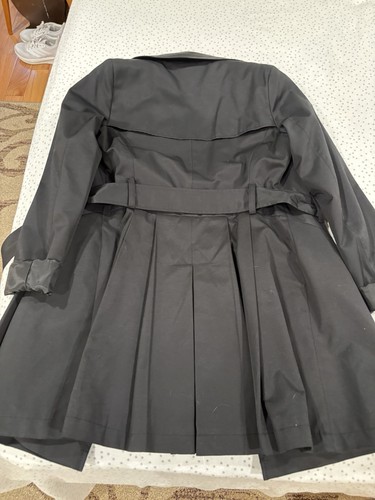Via Spiga Women’s Rain Coat Black Excellent Condition - Picture 3 of 8