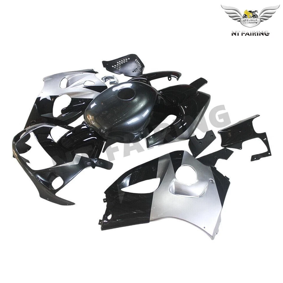 Carenado FSM gris plata negro apto para 1996-1999 98 GSXR 750/600 SRAD m003 Foto 3 de 4