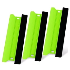 8.3IN Felt Edge Wrap Squeegee for Vinyl, 3pcs Plastic Squeegee Wallpaper 