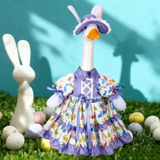 Easter Goose Outfit Clothes for 23 High Cement for Plastic Lawn Clothing Porc...