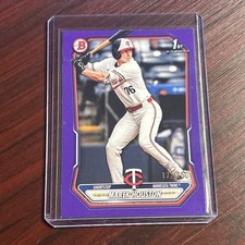Marek Houston 2026 Bowman 1st Bowman Purple /250 Refractor Twins Prospect