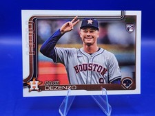 2025 Topps Zach Dezenzo RC Golden Mirror Image Variation SSP Astros