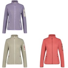 Icepeak Strickfleecejacke Fleecejacke Midlayer Bowersville für Damen ohne Kapuze