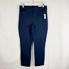 Old Navy High Rise Pixie Skinny Ankle Pants Navy Blue Women  s 8 Career Academia