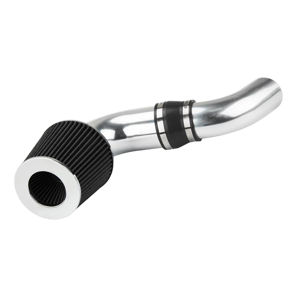 Kit de admisión de aire frío + filtro negro 3,5 pulgadas para Chevrolet S10 V6 1996-2003 4,3 L Foto 3 de 4