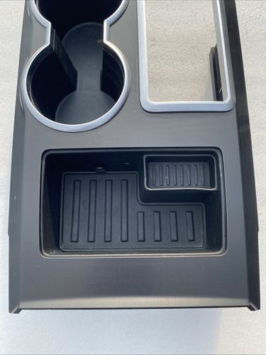 Ford F-150 2009-2014 consola central palanca de cambios bisel portavasos negro OEM - Imagen 2 de 17
