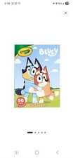 Crayola Bluey Coloring Book, 96 Coloring Pages With Sticker Sheet Brand New