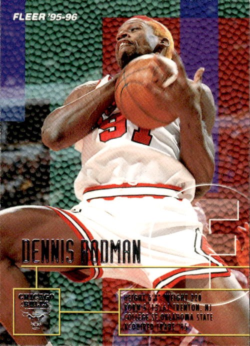 Figurina NBA Fleer 1995/96 # 133 Dennis Rodman Chicago Bulls