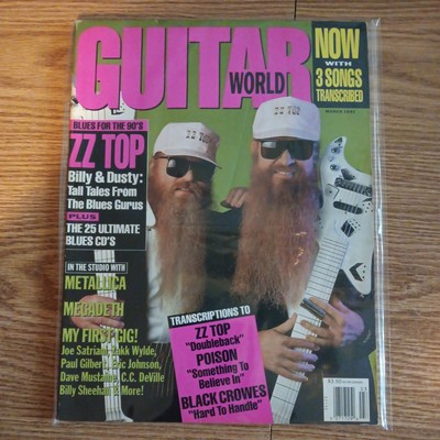 Guitar World - March 1991 ZZ Top, Tablature 