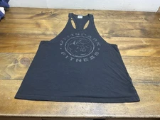 GymShark Legacy Stringer Tank Top Men Large Black Sleeveless Muscle