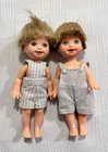 Vintage Mattel Barbie Kelly Club Tommy Lot of 2 Dressed Dolls No Shoes