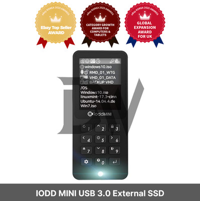 IODD MINI External SSD 256GB/512GB/1TB 40g M.2 NGFF SSD USB 3.0 Bootable Virtual
