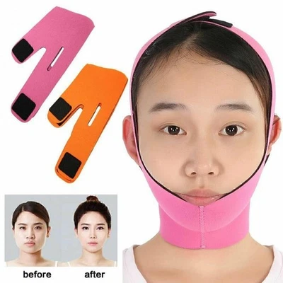 Mask Face Lifting Band Facial Slimming Chin Reducer Strap Weight Loss Belt - image 1 of 4