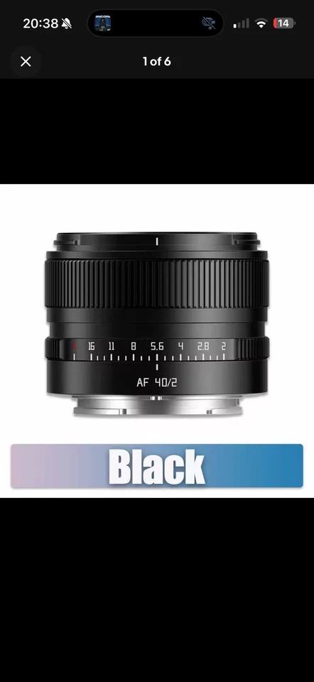 AF 40mm F2 Full Frame Auto Focus Lens for Sony E Nikon Z L-Mount Portrait Prime - Image 4 of 4