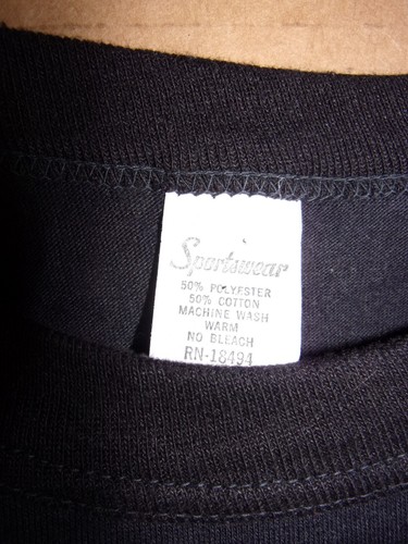 PREOWNED SINGLE STITCH TERRY BRADSHAW 1980 GRAPHIC BLACK SMALL T SHIRT LITE WEAR - Picture 6 of 9