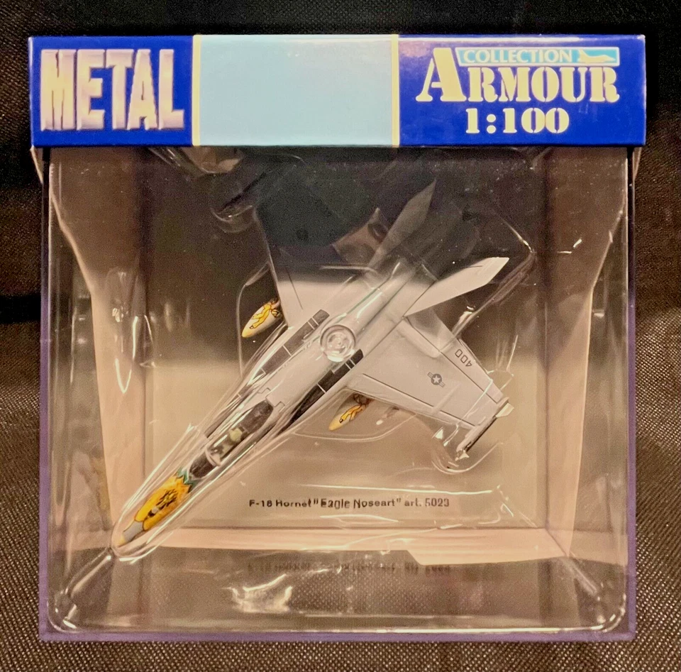 Armadura Metal Colección F-18 Hornet "EAGLE NOSEART" ARTE #5023 1:100 Foto 2 de 4