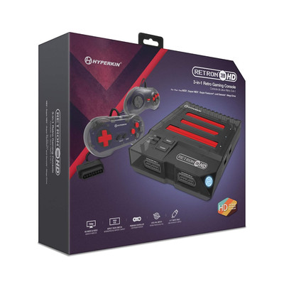 Retron 3 HD 3-In-1 Retro Gaming Console for NES, Super Famicom, and Genesis/Mega