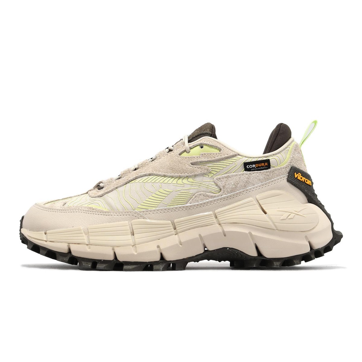Reebok Zig Kinetica 2.5 Edge CORDURA Stucco Beige Men Reebok Zig Kinetica 2.5 Edge CORDURA Stucco Beige Men