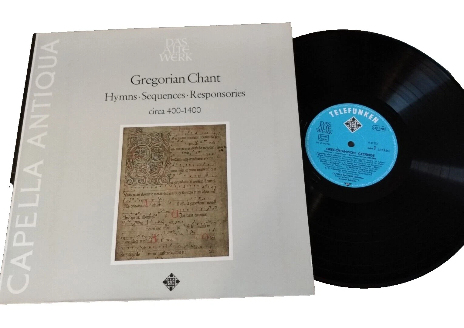 Очень хорошее (VG +) состояние Gregorian Chant классические виниловые пластинки