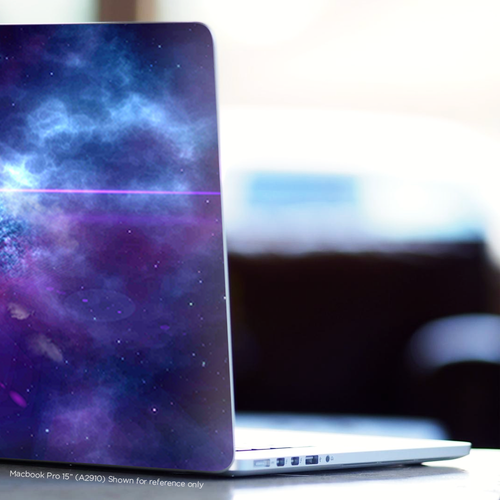 Skin Decal Wrap for MacBook Pro 13" Retina Touch, Purple Moon Galaxy - Picture 5 of 6