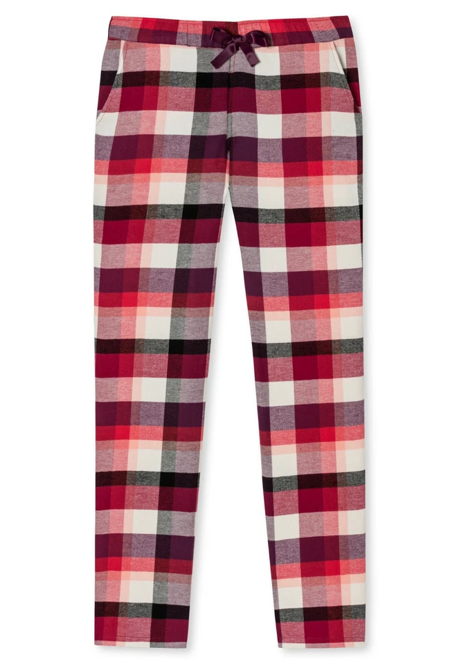 SCHIESSER Damen Hose warme lange Webhose Freizeithose Chillhose S-4XL Schlafhose - Bild 3 von 4