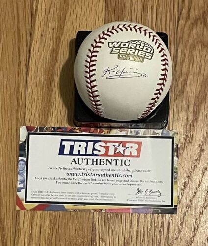 Kevin Youkilis Signed 2004 Rawlings Official World Series Baseball With TriStar - Afbeelding 1 van 3