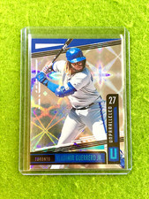 VLADIMIR GUERRERO JR GALACTIC PRIZM SILVER REFRACTOR CARD 2020 Unparalleled  SSP