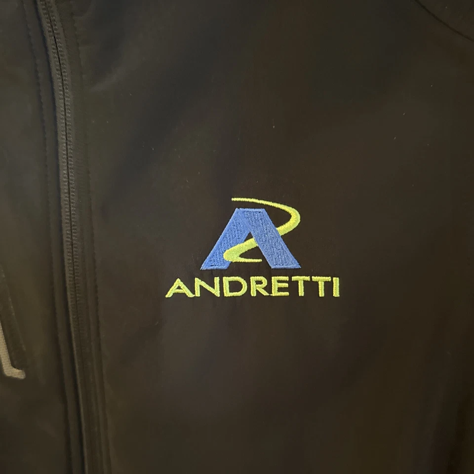 Andretti Speedway Jacket Embroidered Full Zip Fleece Lined Ladies Large - Image 2 of 4