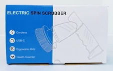 IEZFIX Electric Spin Scrubber-Rechargeable Handheld Cordless Power Scrubber-New*