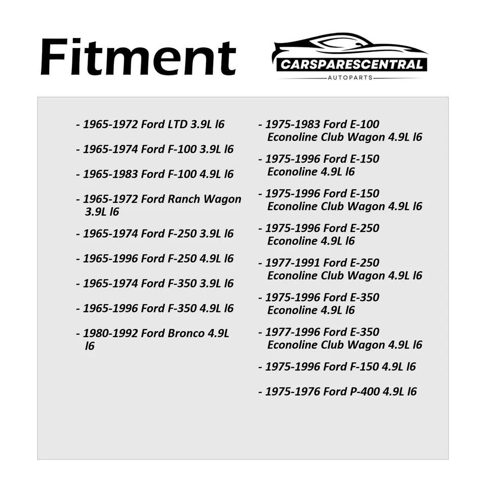 Junta de culata de motor para Ford F-250 4,9 L 1965-1996 Foto 3 de 4